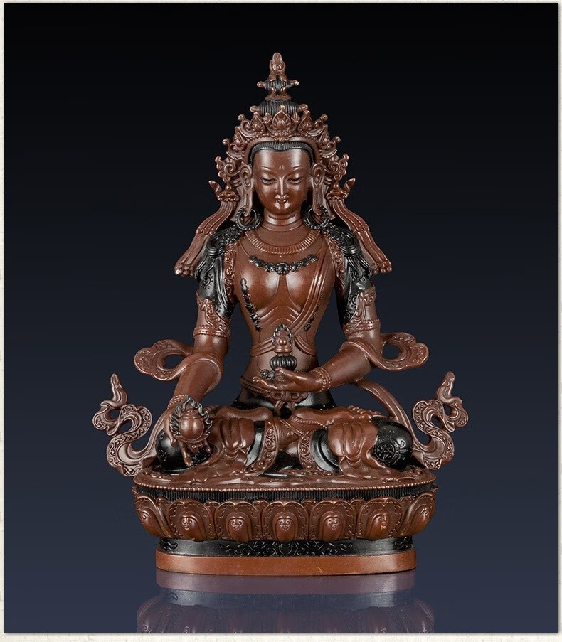 【捡漏特价】纯铜密宗地藏菩萨佛像摆件藏传佛教供奉用品家居客厅装饰