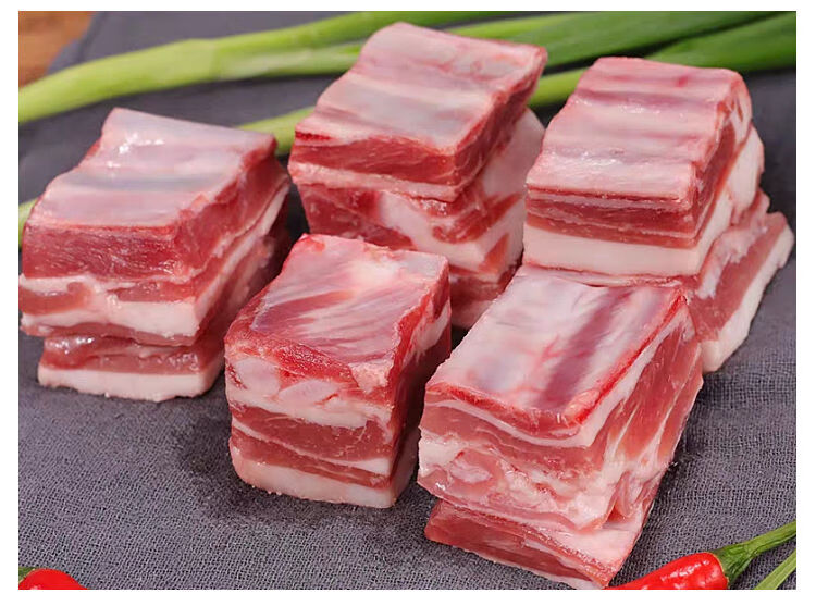 内蒙古新鲜羊排骨切块羊肋排鲜羊排生羊肉羔羊肉羊腿肉烧烤食材 羊排
