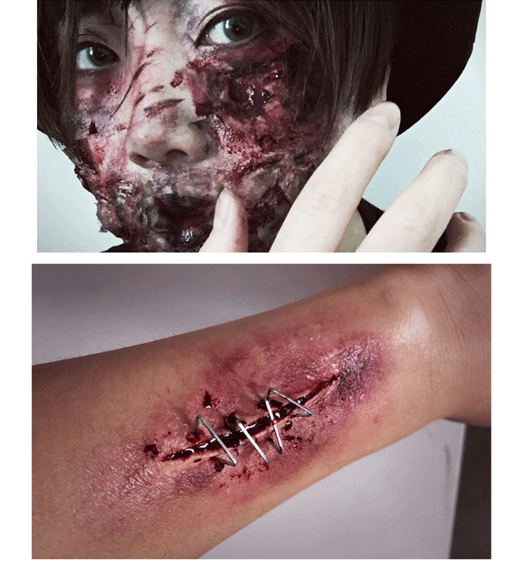 影视化妆肤蜡化妆工具套装脸妆刀遮盖伤口疤i痕道具用品万圣节cos妆容