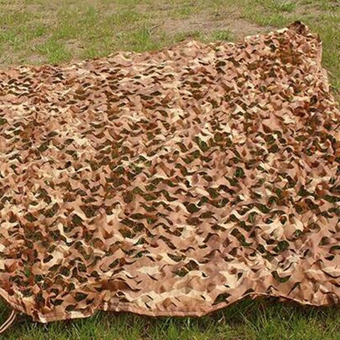 伪装网迷彩网沙漠防航拍伪装网 黄色伪装网 cs装饰网 航拍网遮阳防晒