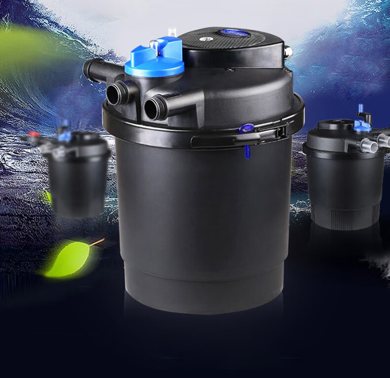 鱼池鱼池水循环过滤器池塘过滤桶水池设备大型cpf30000套餐适用30吨水