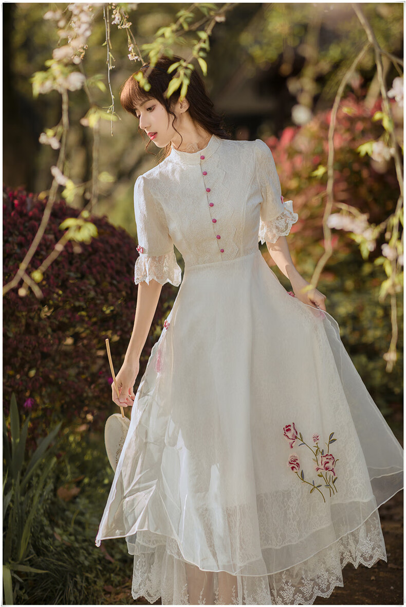 1成人礼公主裙成人蓬蓬裙夏季欧式宫廷雷丝蕾丝公主仙女连衣裙生日礼