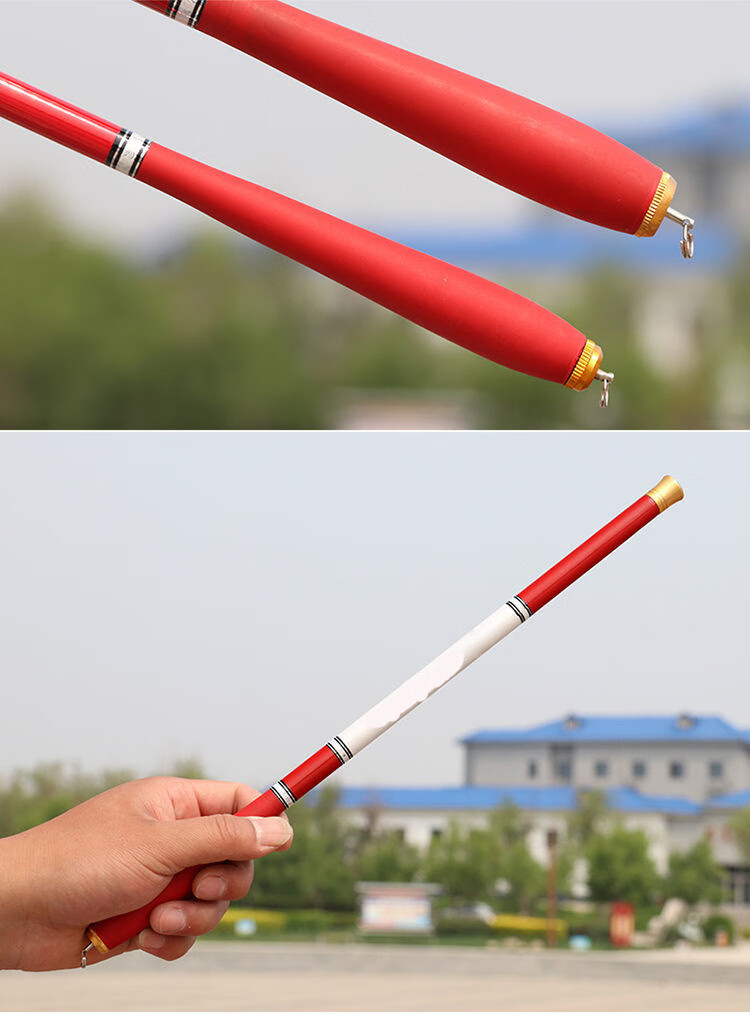 钓鱼竿手竿超短节钓鱼竿儿童鱼竿袖珍短节手竿碳素超轻超硬迷你便携28