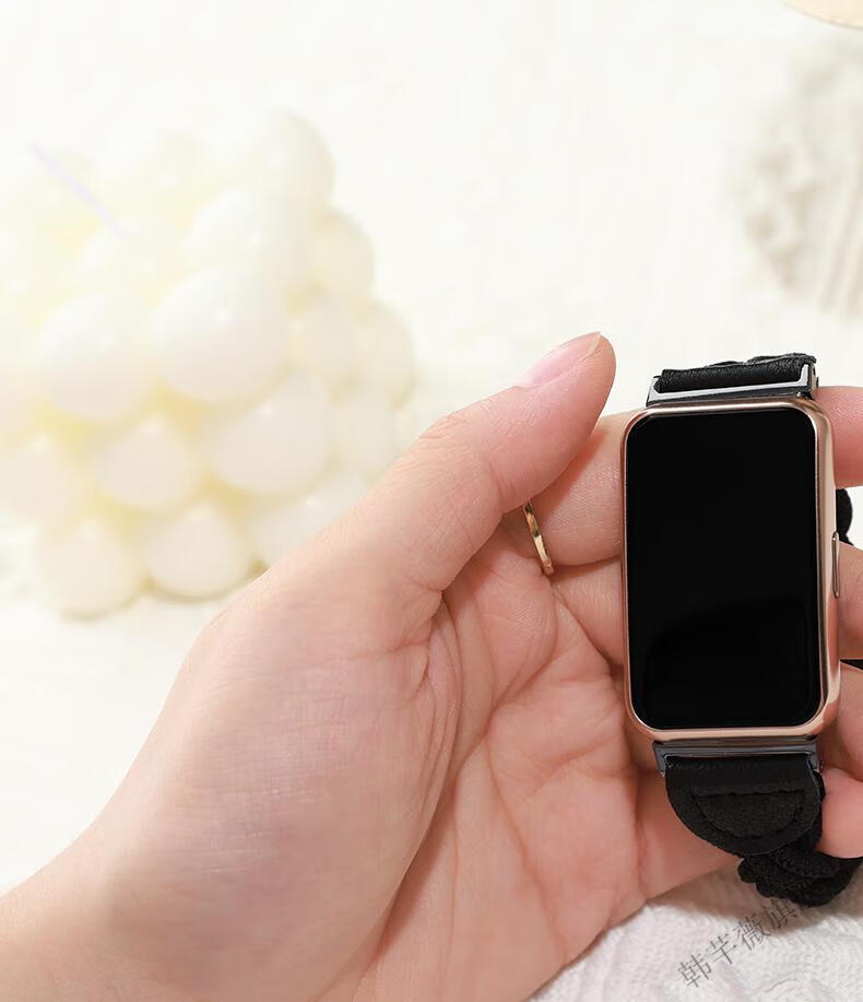 适用华为fit表带 华为智能运动手表watchfit替换带雅致版通用单圈编织