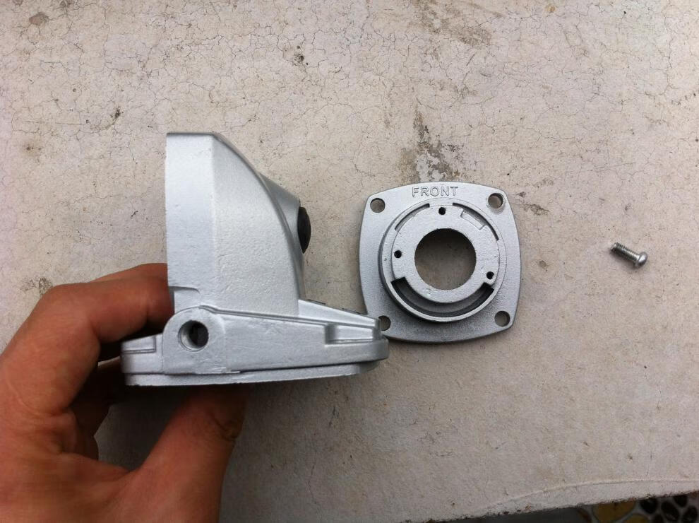 100角磨机铝头壳大全前壳中间盖 铝头组件 带锁 前盖 齿轮箱 配件 7号