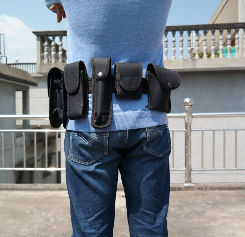 多功能安保执勤腰带保安武1装带巡逻腰包绳索包对讲机包八件套单独主