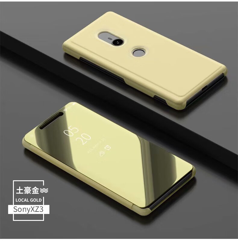 索尼xperiaxz3手机壳翻盖镜面皮套sonyxz3全包立式防摔保护外壳索尼