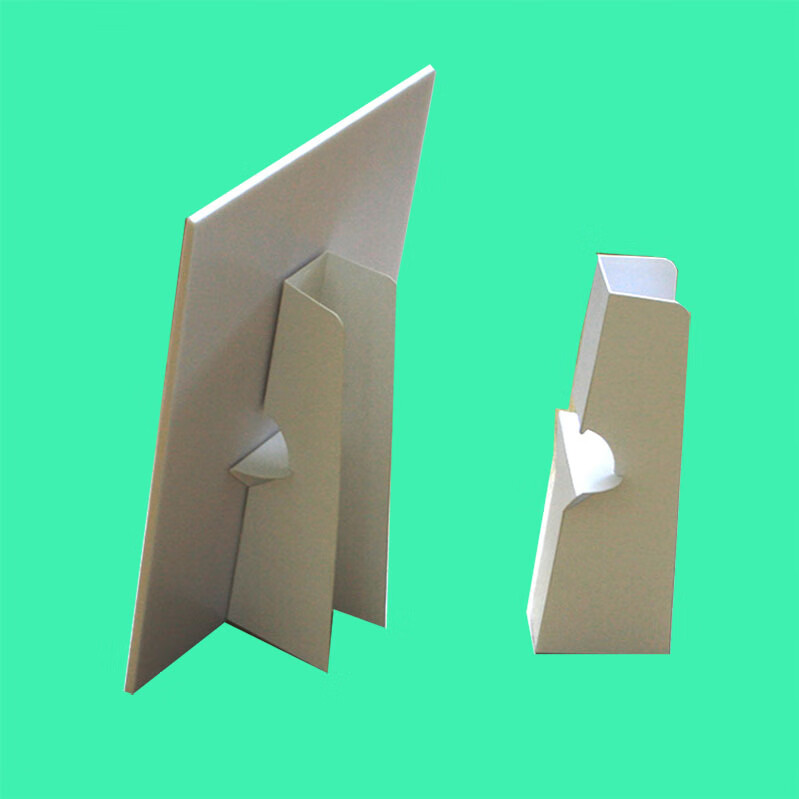 白卡纸背撑a3a4a5纸质背板托桌面纸立牌kt板蝴蝶支架雪弗板支撑板