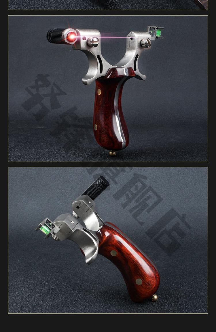 【德国精工】弹弓成人猎弓弹弓新款高精度弹工扁皮弓弹激力大霏皖