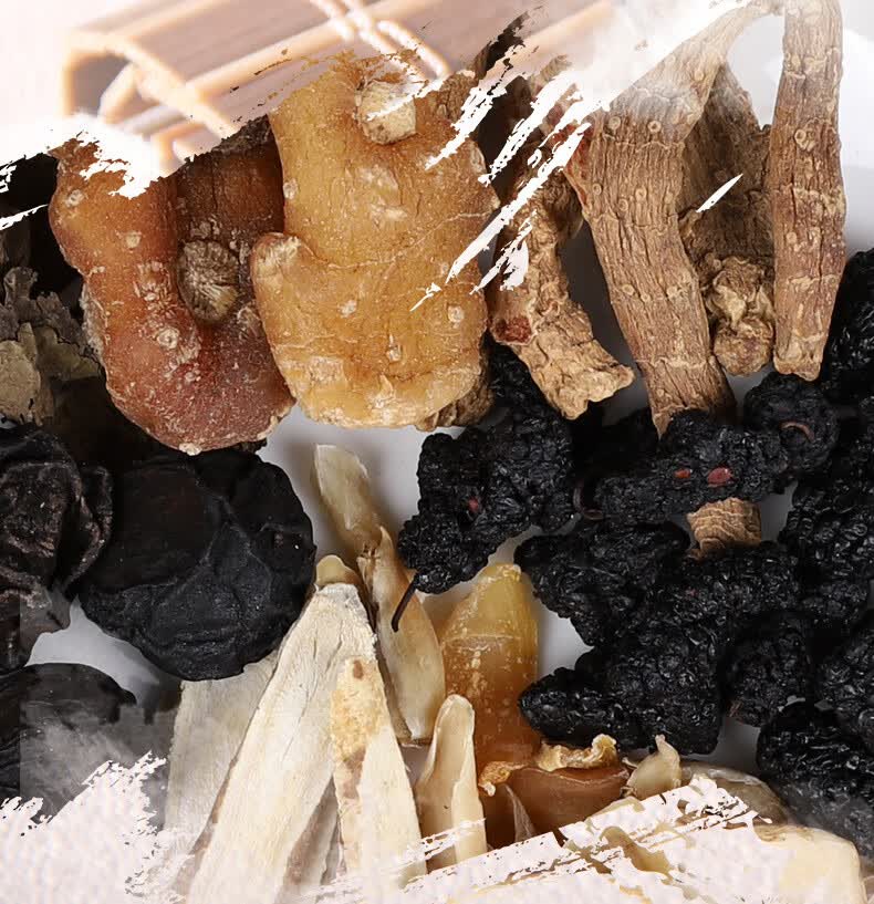 阴虚内热体质女性调理男士养生茶桑椹黄精口干舌燥熬夜养阴生津茶