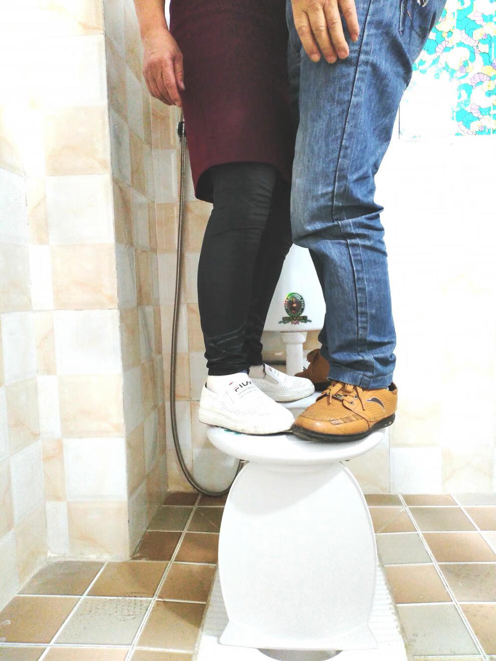 蹲坐两用蹲改坐蹲坑坐便器老人蹲便马桶折叠坐便架卫浴洁具 高度33-44