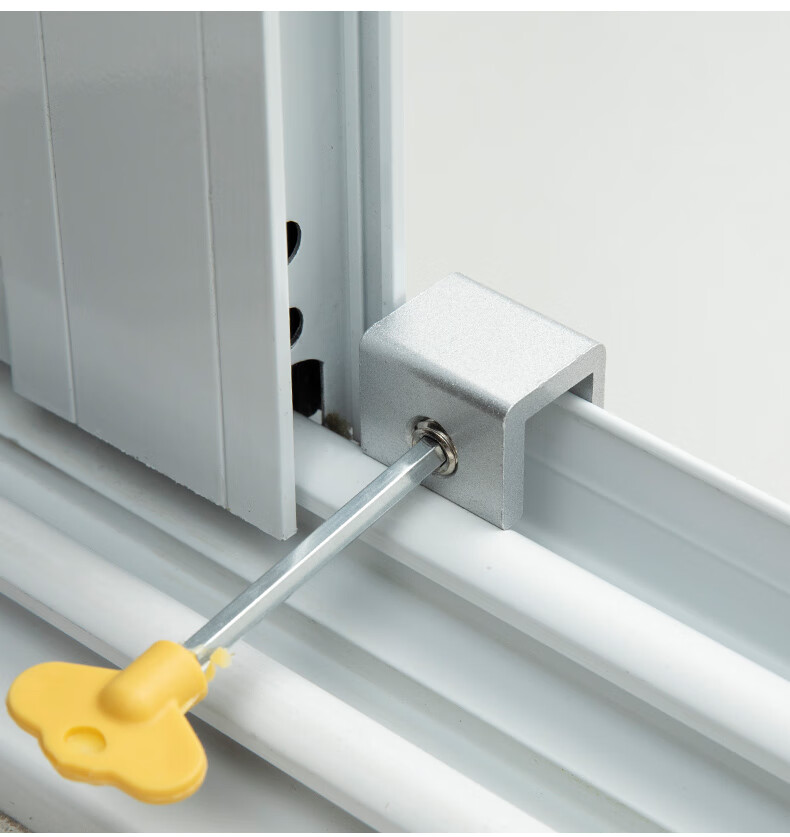 窗户锁锁扣窗户安全锁扣儿童防护防盗限位器平开玻璃门窗铝合金推拉