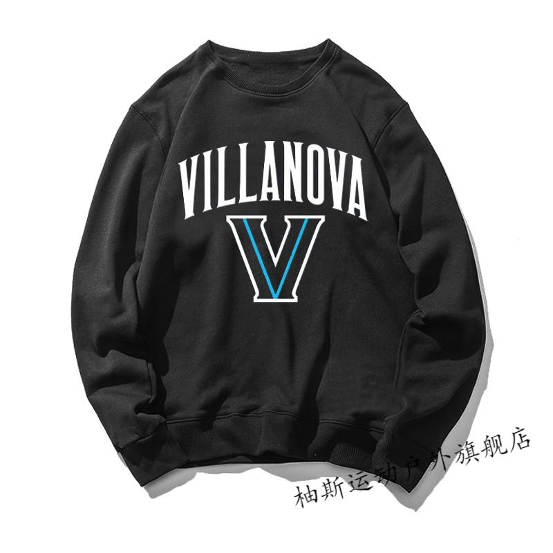 ncaa大学名校校服篮球训练服北纳杜克耶鲁春秋圆领套头卫衣ucla白色m