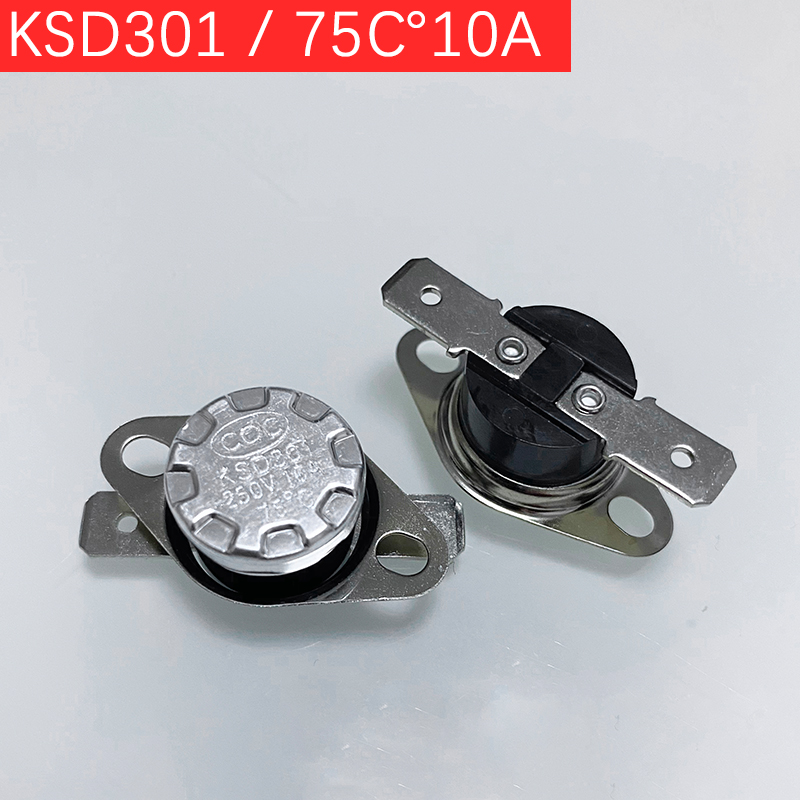 适用万燃气热水器温控器75度85度过热保护限温器通用ksd3017510a