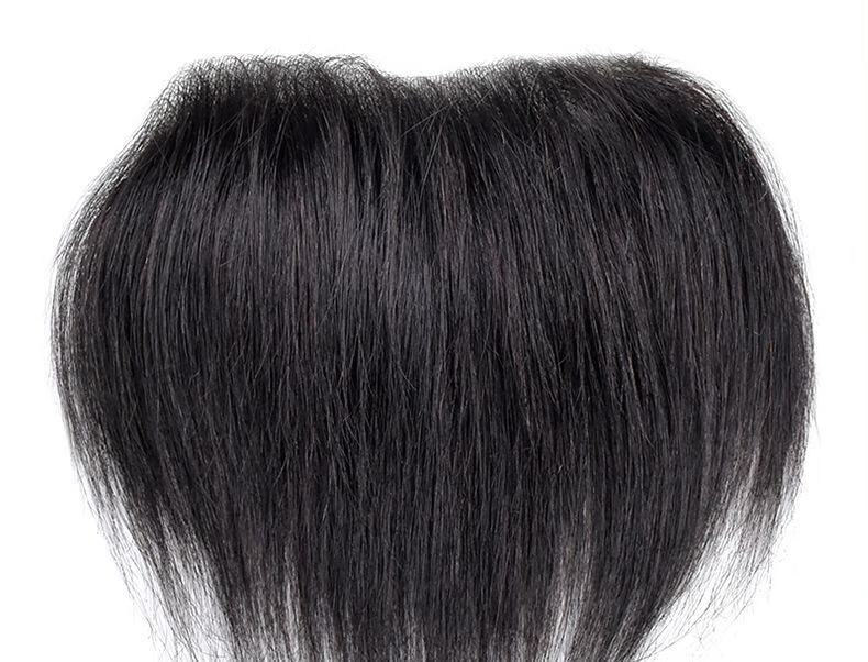 发际线贴 发际线假发贴隐形男士前额补发片全真发男头顶补发块m型假