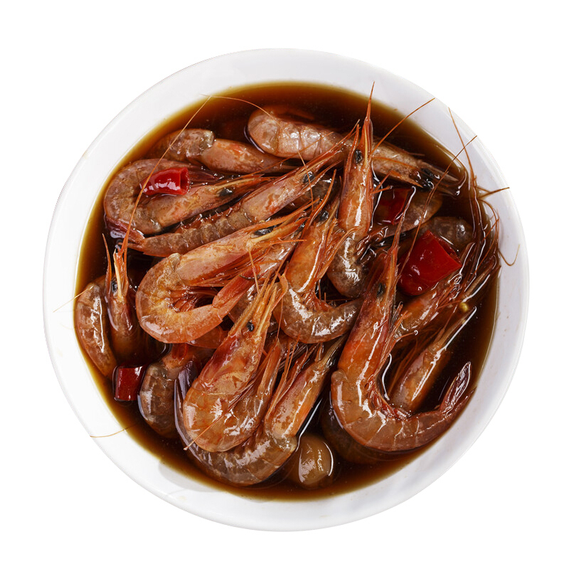 宁波特产 醉虾 酒醉小海虾 酒醉呛虾 醉活皮虾 醉滑皮虾即食