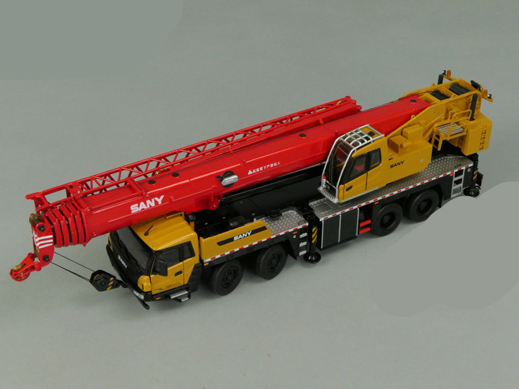136三一重工吊车模型 8006全路面起重机原厂合金工程车模型 8006吊车