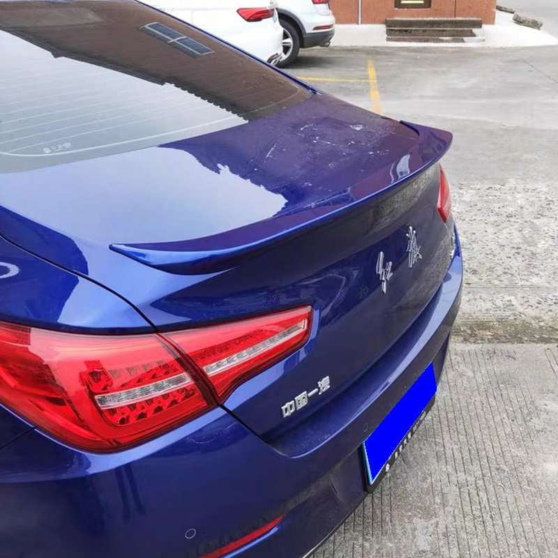 适用于22款红旗h5尾翼全新2022h5压尾18h5改装专用abs免打孔粘贴压
