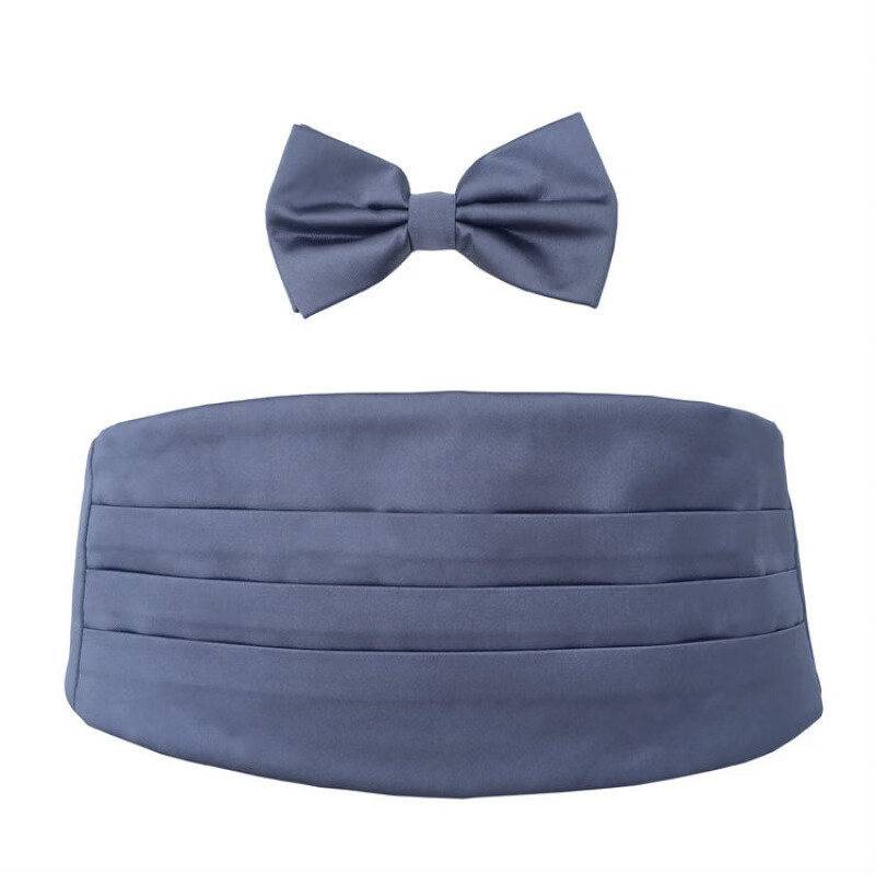 礼服腰封男英伦纯色高品质缎面腰封男士正装结婚纯正礼服腰带可调节扣