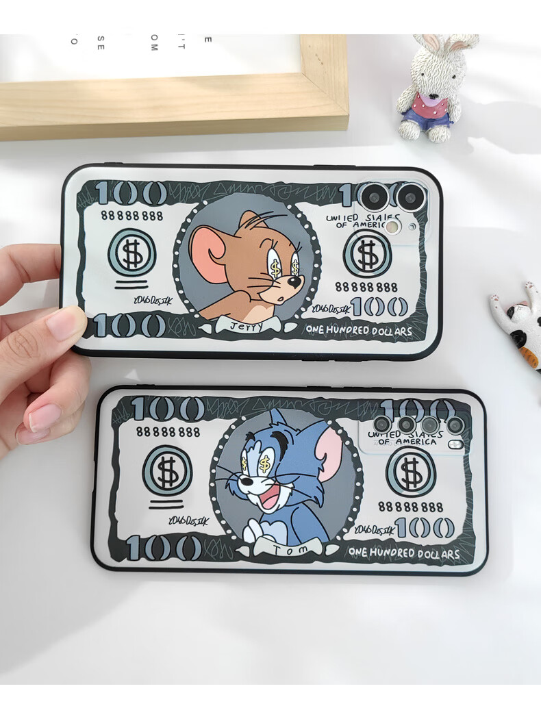 pro全6包nova7软5荣耀20防s摔5g版浮雕搞怪卡通猫和鼠 p30pro杰瑞纸币