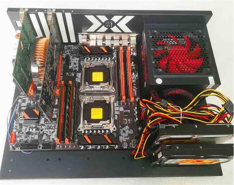 适用工作室机箱集中网吧机房电脑双路主板支托架游戏托盘支架x79双路