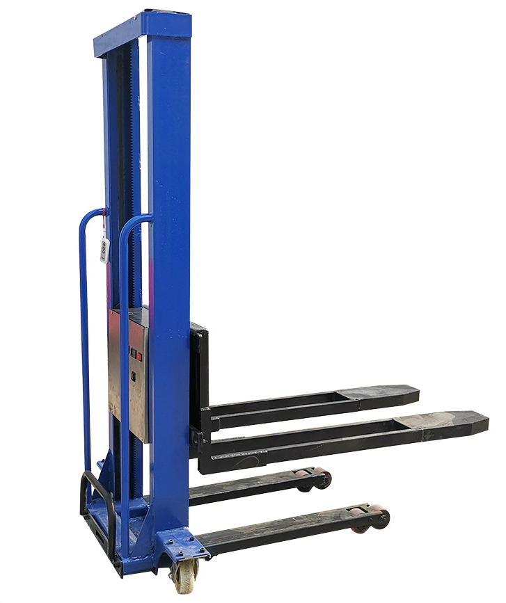 500公斤液压电动随车叉车便携堆高叉车装卸货搬运自动上下车神器通用