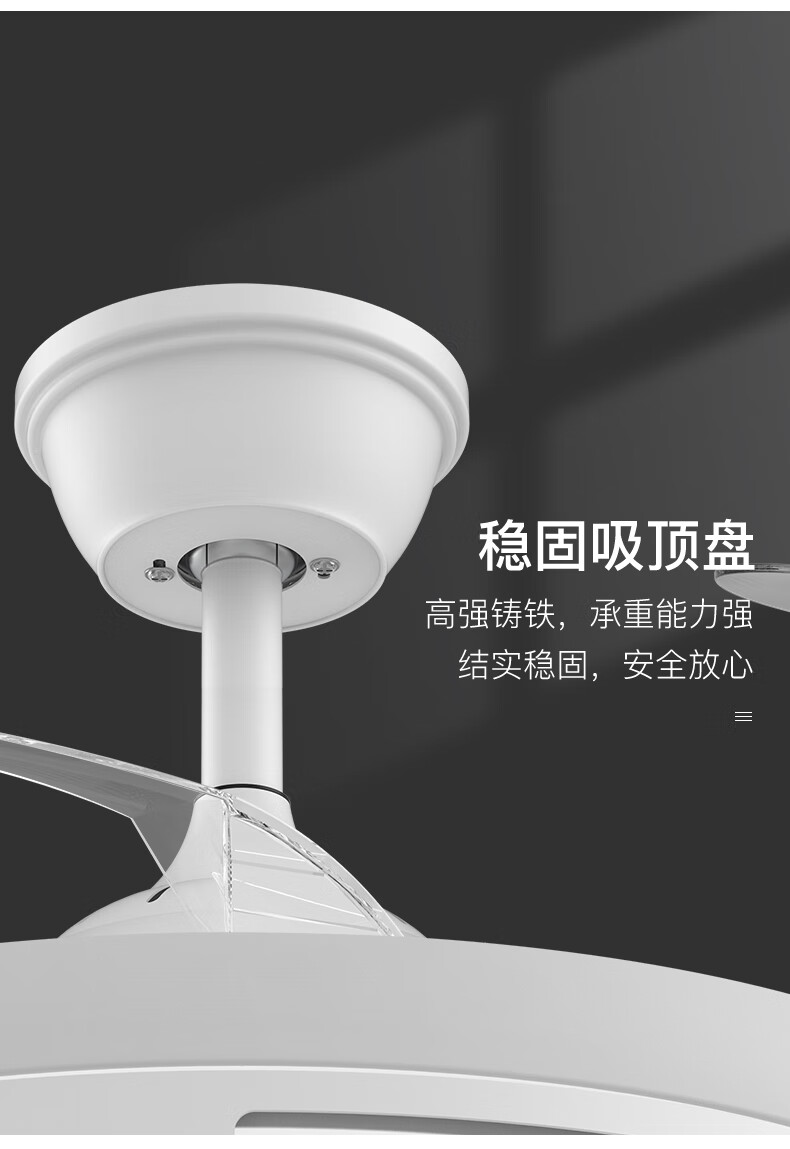 雷士照明nvc吊扇灯官方同款风扇灯带灯吊扇餐厅灯42寸米家智能