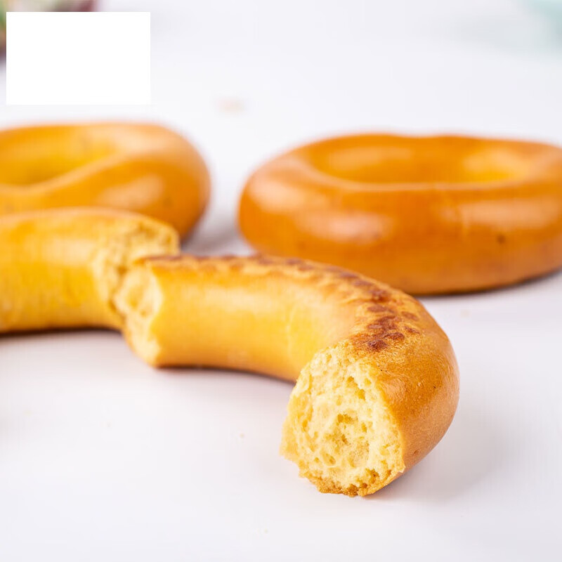 300g韦特力面包圈俄罗斯全麦面包圈低糖低卡大面包圈饱腹韧香代餐零食