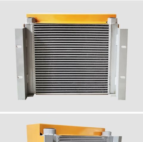 玖纹豹 液压风冷却器随车吊挖掘机油箱改装工业液压油风冷式散热器ah