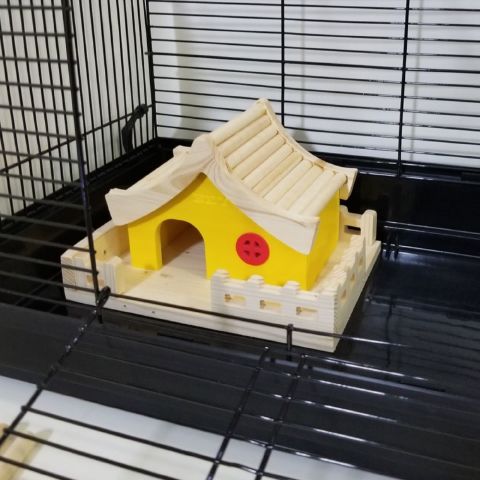 仓鼠窝仓鼠木屋木质小屋仓鼠小房子小木屋金丝熊窝小木屋仓鼠家具森林