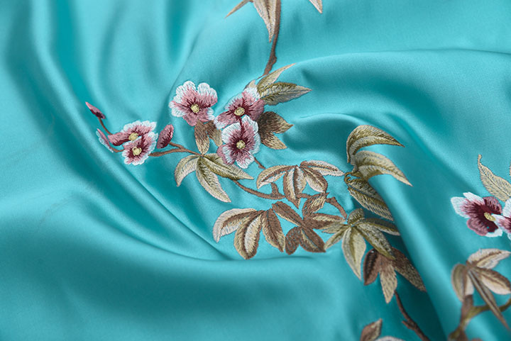 【严选品质】新中式高精密刺绣花沙发坐垫靠背包布料罗汉床飘窗垫窗帘