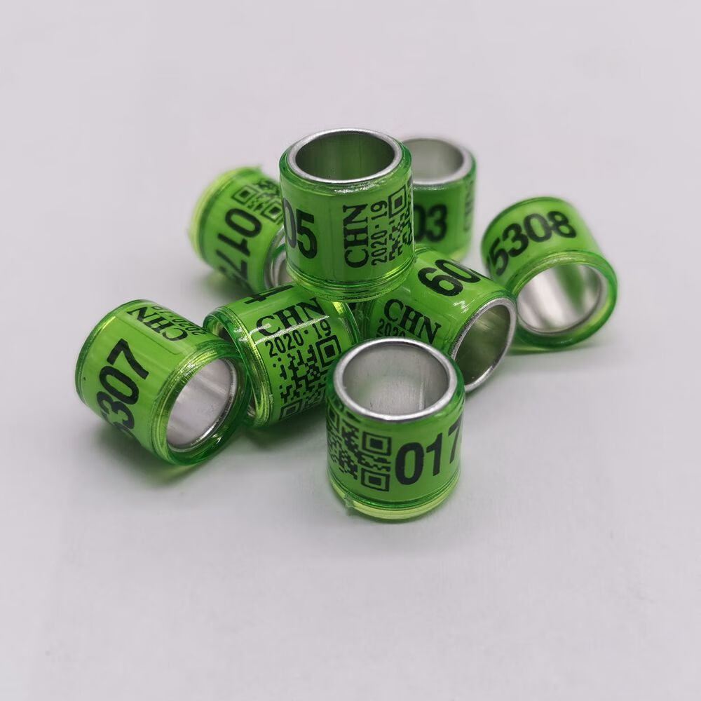 鸽子脚环信鸽用品用具电子环足环2020年全国统一仿真环赛鸽环记号鸽环