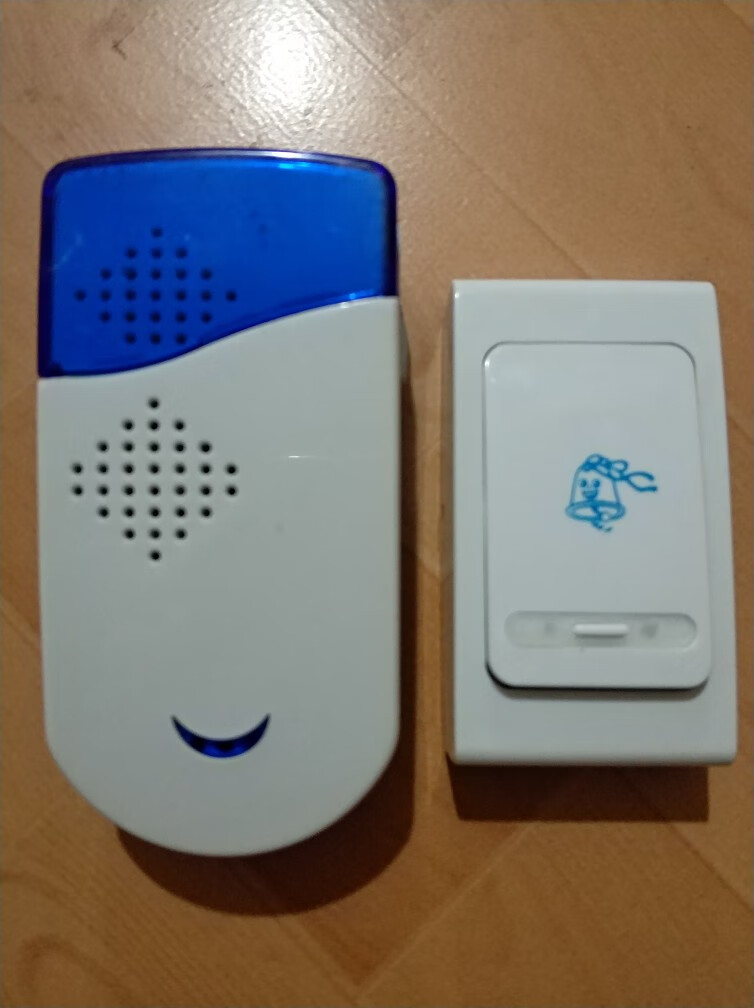 盼盼步阳老式防盗门门铃心型菱形地球有线门铃通用型家用无线门铃