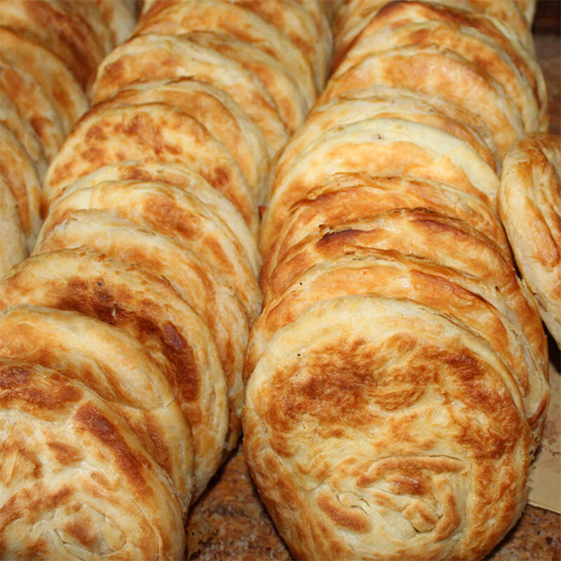 山东特产泰山泰安烧饼香酥五香真空纯手工发面泰安范镇油酥火烧饼 2个