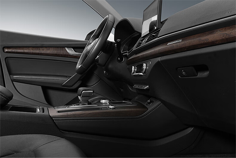 品为奥迪q5la4la6l岑木内饰纯木实木中控木纹桦木桃木装饰改装条到店