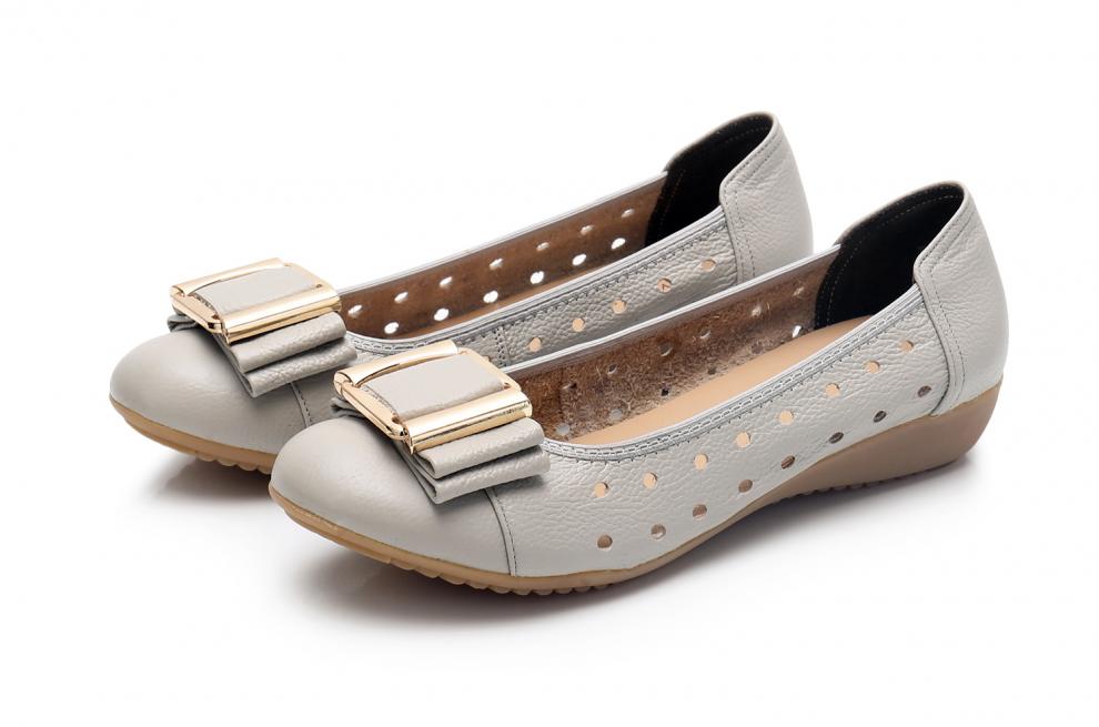 真无内里船鞋女真无内里舒适豆豆鞋女单鞋牛筋底底妈妈鞋春秋款平底