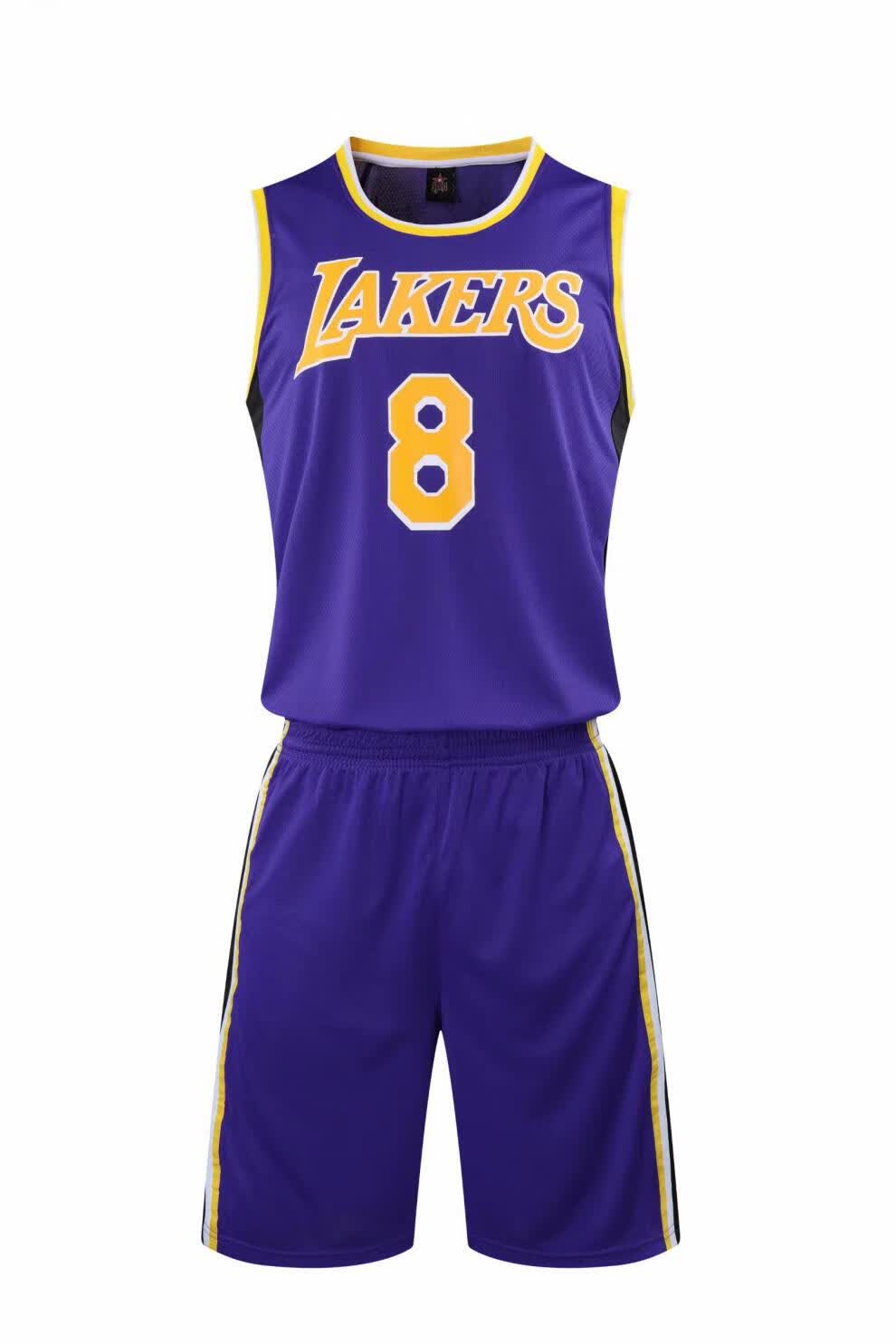 24号球衣湖人队8号复古篮球服背心男纪念曼巴精神球衣女宽松 76人25号