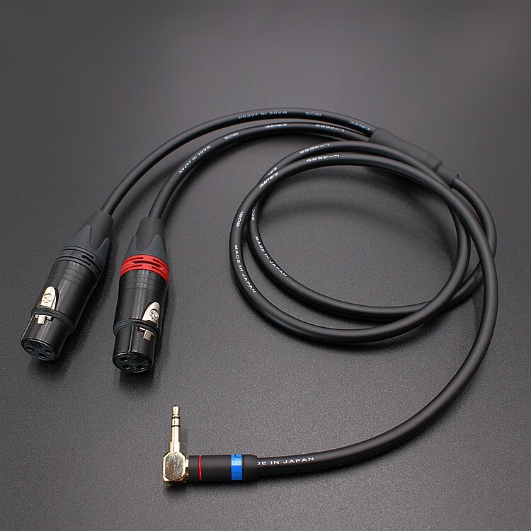 3.5转双卡公/母手机电脑调音台音响xlr线3.