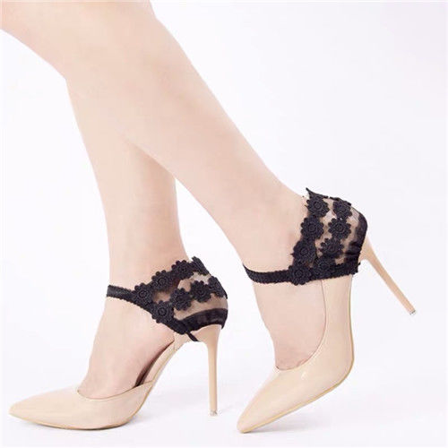 nice抖音同款蕾丝高跟鞋跟套防掉束带子女束鞋带鞋套高跟鞋防掉神器佐