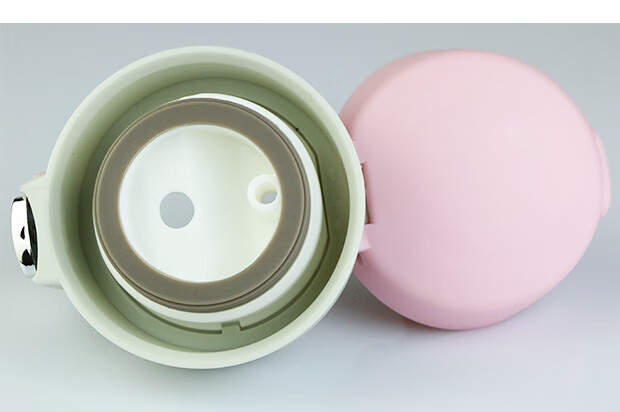 ichiw爱奇屋保温杯盖子配件弹跳盖内螺纹内丝通用杯盖黑色