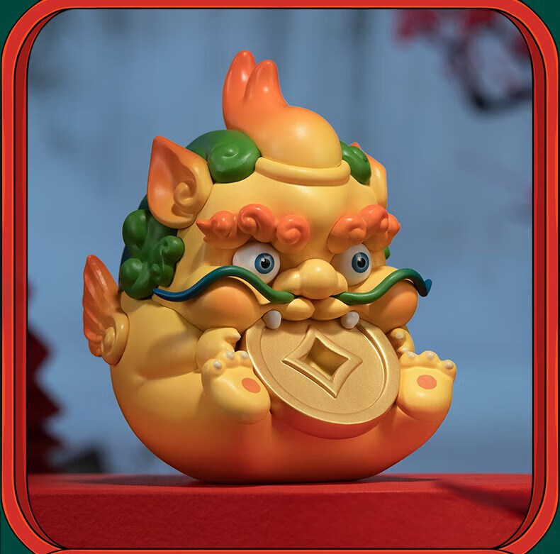 欢喜小将 潮玩艺术品 财富小分队 貔貅金蟾 国潮创意礼物摆件 勇金蟾