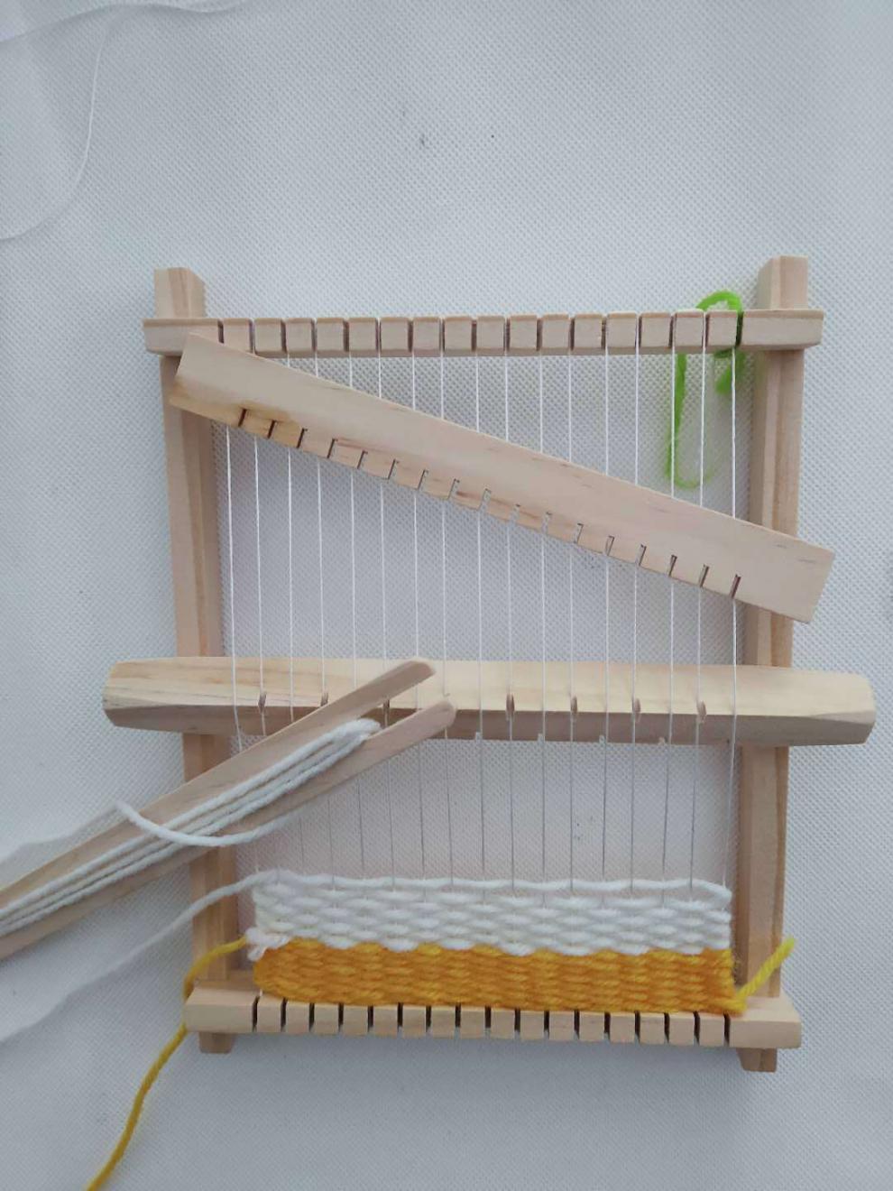 幼儿园儿童手工编织板器工具大小学生diy毛线织布机材料包教玩具圆形