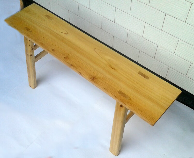 柏木凳实木凳餐桌长登凳子大木板凳条凳学生练功凳工厂凳长条凳子定制