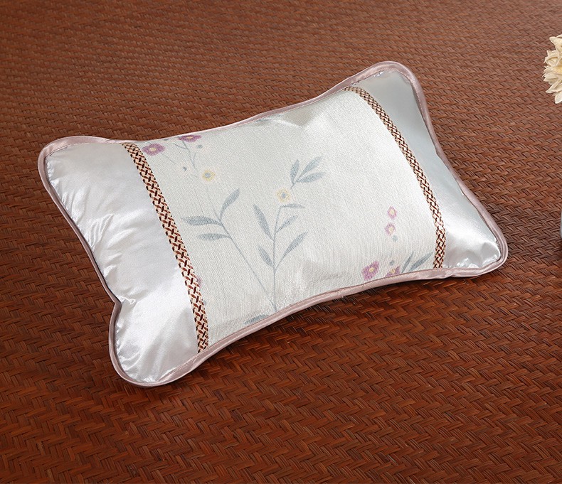 夏季茶叶茉莉花凉枕麻将成人竹凉席小枕头学生宿舍单人夏天凉枕头