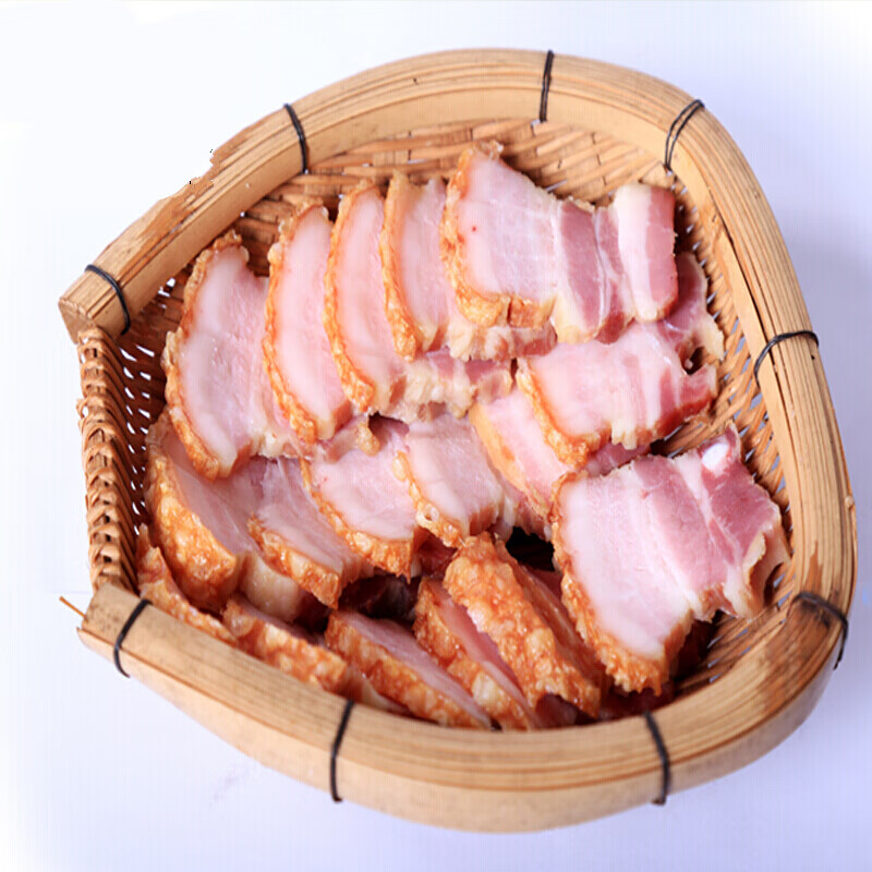 云南特产油炸肉500克腊肉真空脆皮肉五花肉烟熏肉