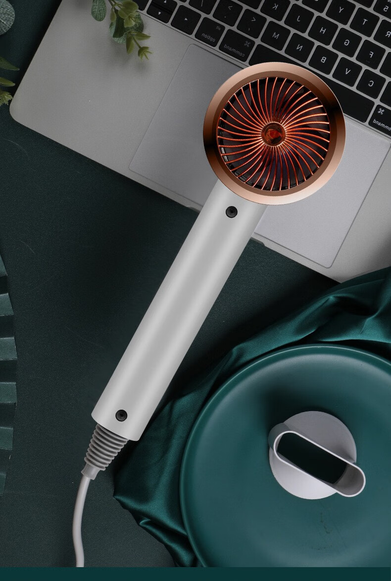 德国吹风机家用负离子护发宿舍用学生大小功率电吹风筒大学 绿色500w