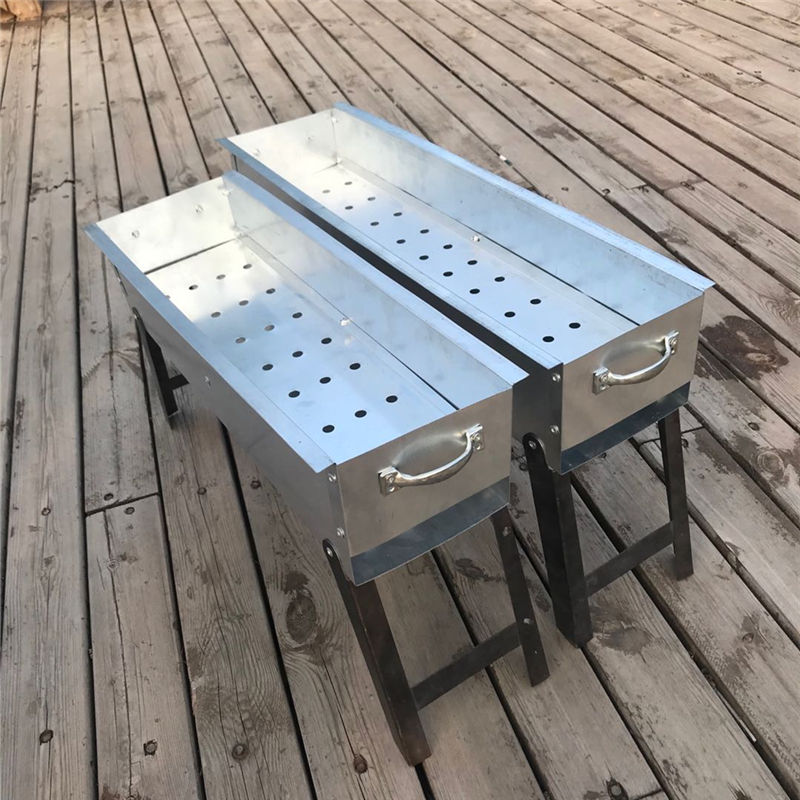 木炭烤羊肉串炉子家用全套加厚折叠炉野外工具5018烤炉5斤炭17件套