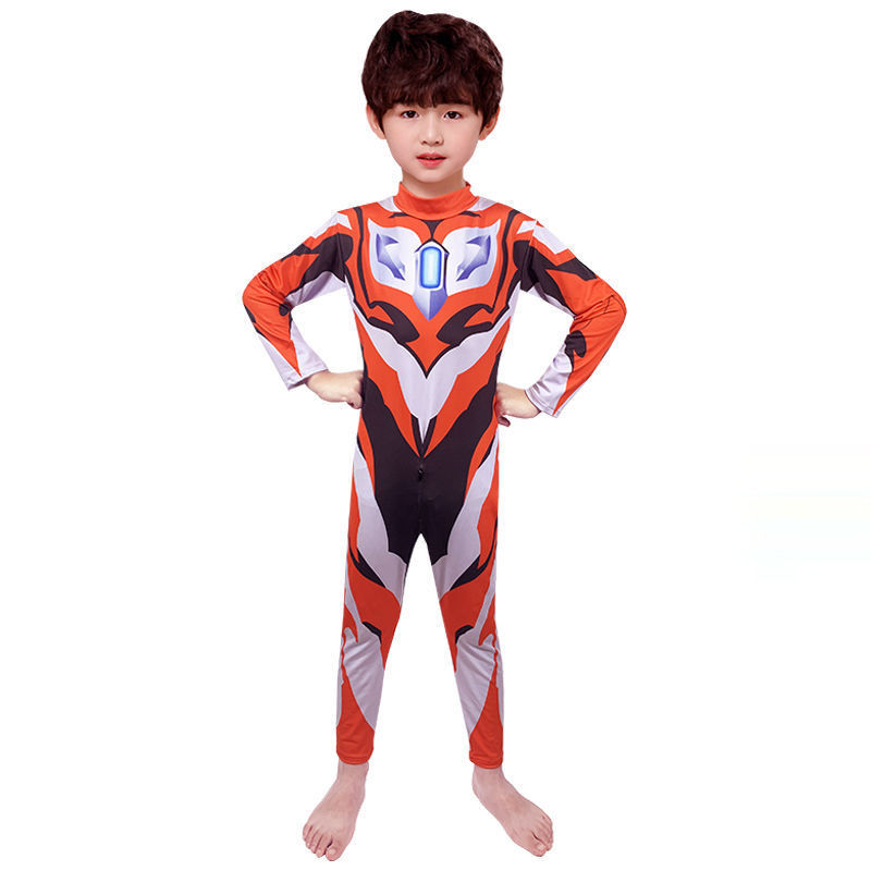 奥特曼连体泳衣 迪迦奥特曼泳衣防晒长款连体泳衣捷德奥特曼连体长袖