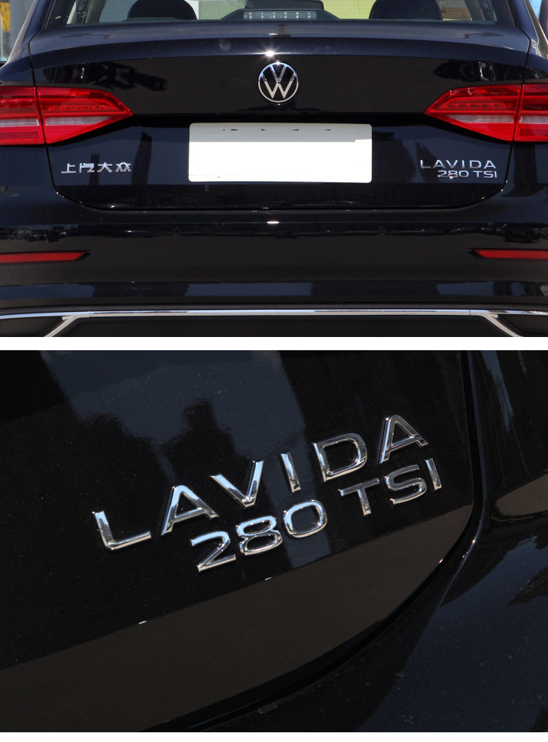 标贴改装数字母贴装饰排量标贴 21款朗逸(上汽大众)【亮光银】【图片