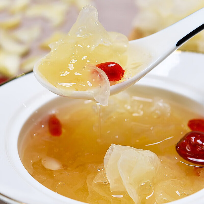 喜多多鲜炖银耳羹百合红枣即食白木耳罐头200g*10罐【图片 价格 品牌